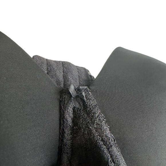 Torrid Curve Strapless Bra Plus‎ sz. 40 F Black Lightly Lined Smooth - Picture 3 of 9